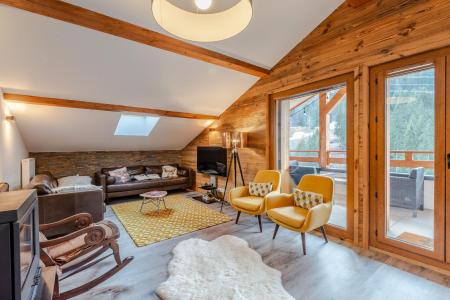 Rent in ski resort 5 room apartment 8 people (12) - Résidence la Source d'Aulps - Morzine - Living room