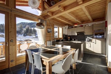 Skiverleih 4 Zimmer Maisonettewohnung für 8 Personen (4) - Résidence le Hameau des Fés - Morzine - Küche