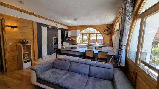 Ski verhuur Appartement 3 kamers 6 personen (1) - Résidence le Lodge - Morzine - Woonkamer