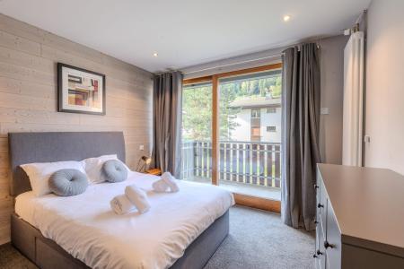 Rent in ski resort 3 room apartment 4 people (14) - Résidence le Nantaux - Morzine - Bedroom