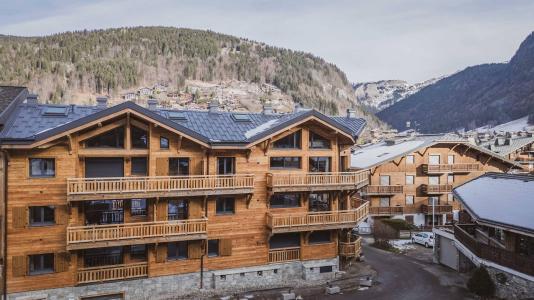 Location au ski Résidence Le Praz - Morzine - Extérieur hiver