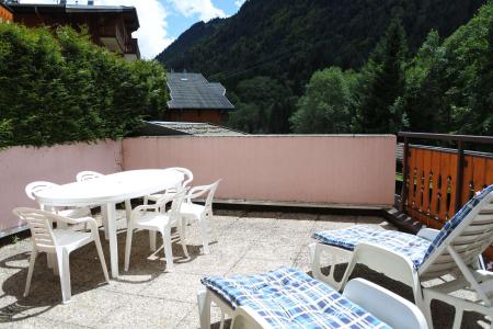 Skiverleih 2-Zimmer-Berghütte für 4 Personen (2) - Résidence le Ranfolly - Morzine - Terrasse