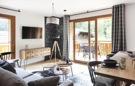 Rent in ski resort Résidence les 3 Sophie - Morzine - Living room