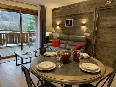 Rent in ski resort 3 room apartment 4 people (401) - Résidence les Bailicimes - Morzine - Living room