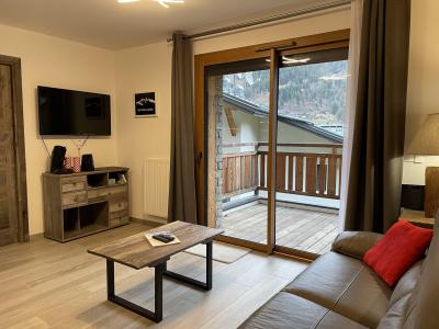 Skiverleih 3-Zimmer-Appartment für 4 Personen (401) - Résidence les Bailicimes - Morzine - Wohnzimmer