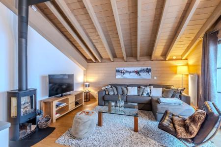 Аренда на лыжном курорте Апартаменты 3 комнат 5 чел. - Résidence les Balcons des Bois Venants - Morzine - Салон