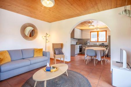 Rent in ski resort 4 room apartment cabin 8 people - Résidence les Brebis - Morzine - Living room