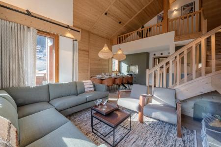 Skiverleih 5 Zimmer Maisonettewohnung für 10 Personen (5) - Résidence les Cordettes - Morzine - Wohnzimmer