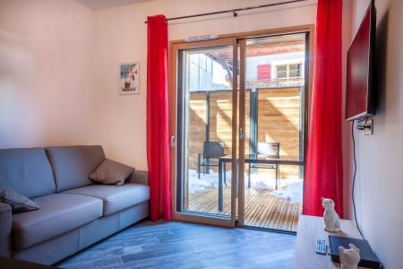 Skiverleih 2 Zimmer Appartement für 2-4 Personen (001) - Résidence les Portes du Pleney - Morzine - Wohnzimmer