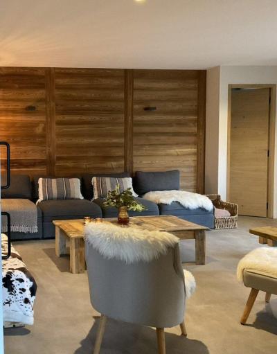 Skiverleih 4-Zimmer-Appartment für 8 Personen (2) - Résidence les Prodains - Morzine - Wohnzimmer