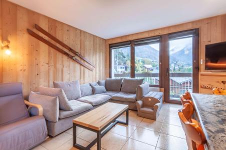 Rent in ski resort 3 room apartment 6 people (1) - Résidence Val d'Aulps - Morzine - Living room