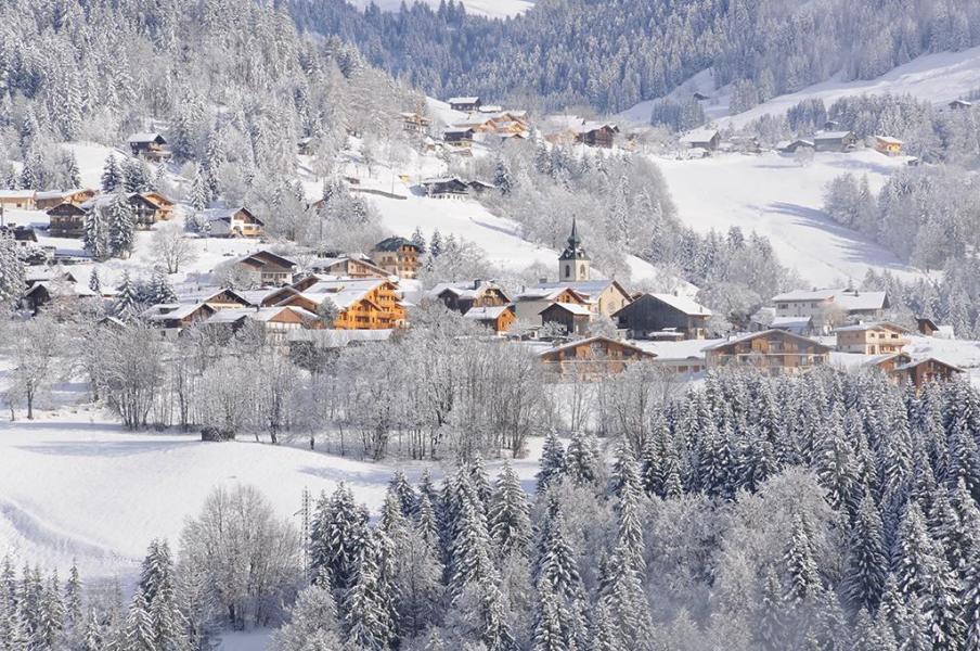 Ski verhuur La Résidence le Village - Notre Dame de Bellecombe - Buiten winter