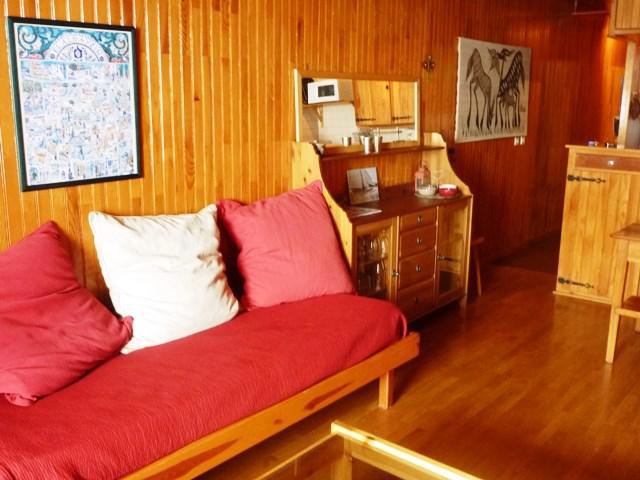 Rent in ski resort 3 room apartment 8 people (DEVILLIER) - Résidence Bellevue E - Orcières Merlette 1850 - Living room