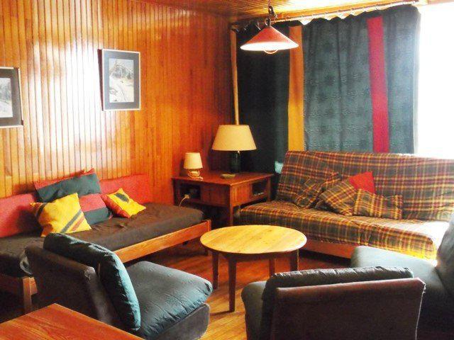 Ski verhuur Appartement 3 kamers bergnis 8 personen (111) - Résidence Bellevue F - Orcières Merlette 1850 - Woonkamer
