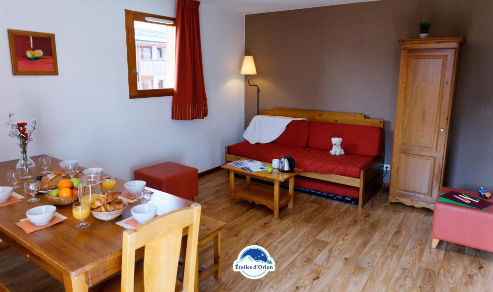 Аренда на лыжном курорте Апартаменты 3 комнат  6-8 чел. - Résidence Etoiles d'Orion - Orcières Merlette 1850 - Салон