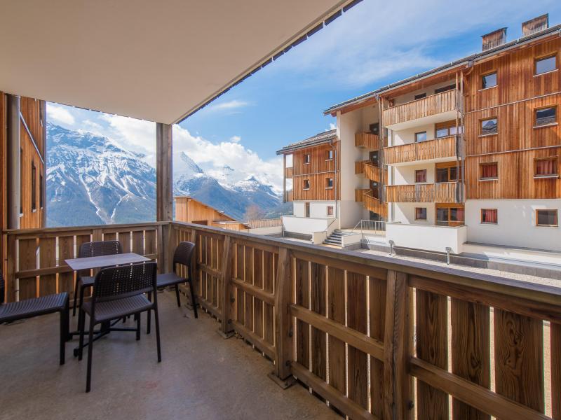 Ski verhuur Appartement 3 kamers bergnis 8 personen - Résidence Etoiles d'Orion - Orcières Merlette 1850 - Balkon