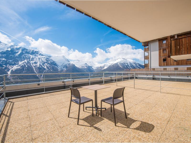 Location au ski Appartement 3 pièces coin montagne 8 personnes - Résidence Etoiles d'Orion - Orcières Merlette 1850 - Terrasse