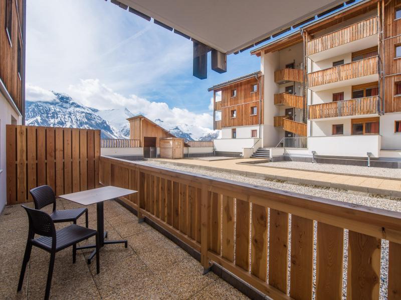 Rent in ski resort Studio sleeping corner 4 people - Résidence Etoiles d'Orion - Orcières Merlette 1850 - Balcony
