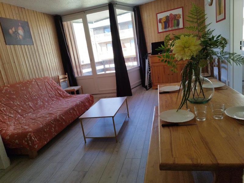 Rent in ski resort 2 room apartment sleeping corner 8 people (101A) - Résidence le Rond Point des Pistes I - Orcières Merlette 1850 - Living room