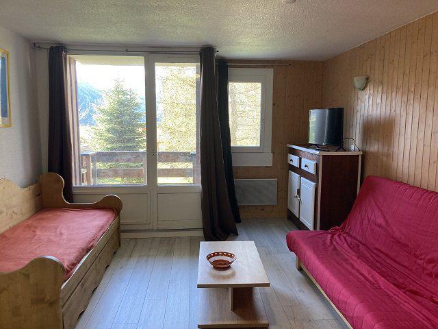 Rent in ski resort 2 room apartment sleeping corner 8 people (131A) - Résidence le Rond Point des Pistes I - Orcières Merlette 1850 - Living room