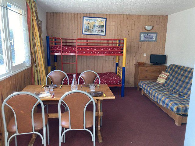 Rent in ski resort Studio 4 people (122A) - Résidence le Rond Point des Pistes I - Orcières Merlette 1850 - Living room