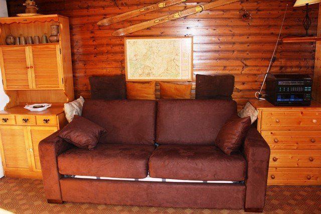 Rent in ski resort Studio sleeping corner 5 people - Résidence le Sirac A2 - Orcières Merlette 1850 - Living room