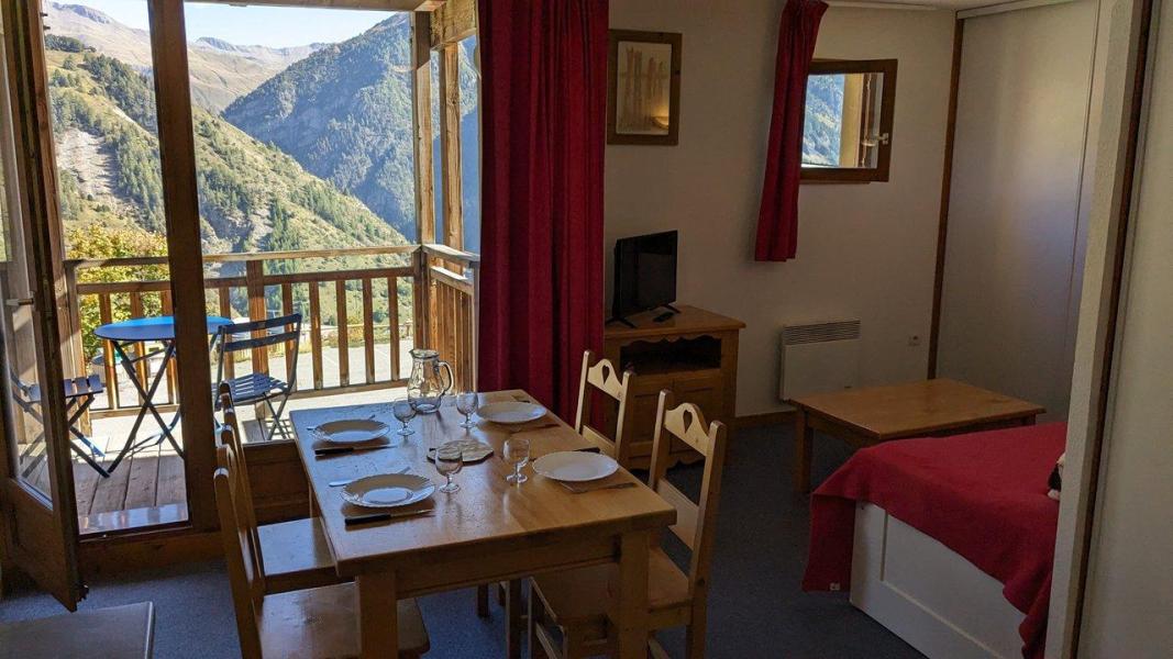 Ski verhuur Appartement 2 kamers 4 personen (202) - Résidence les Balcons du Soleil - Orcières Merlette 1850 - Woonkamer