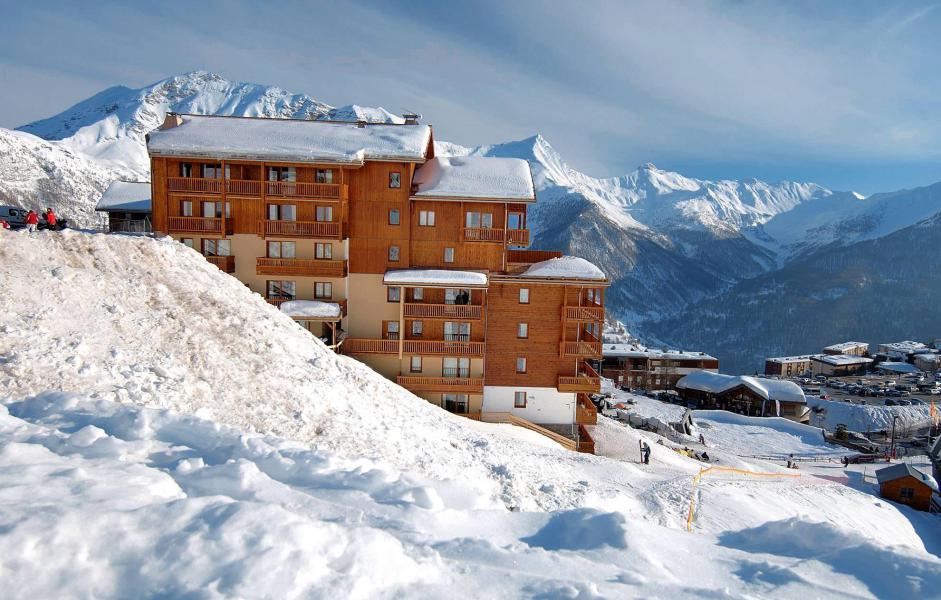 Location au ski Résidence Terrasses de la Bergerie - Orcières Merlette 1850 - Extérieur hiver