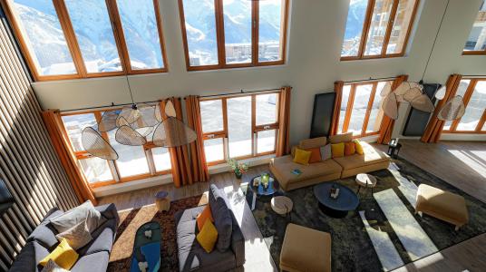 Rent in ski resort Résidence Prestige Rochebrune Les Cimes - Orcières Merlette 1850 - Living room