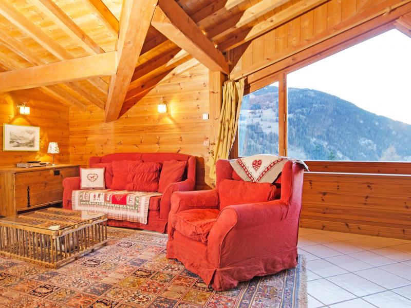 Rent in ski resort Chalet d'Alfred - Peisey-Vallandry - Living room