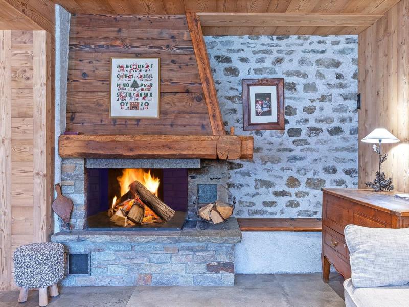 Rent in ski resort Chalet de Claude - Peisey-Vallandry - Living room