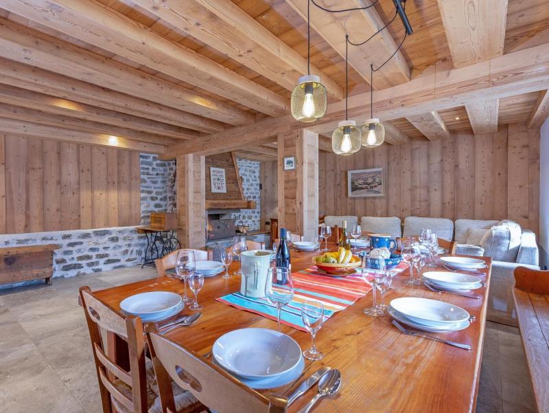 Ski verhuur Chalet de Claude - Peisey-Vallandry - Woonkamer