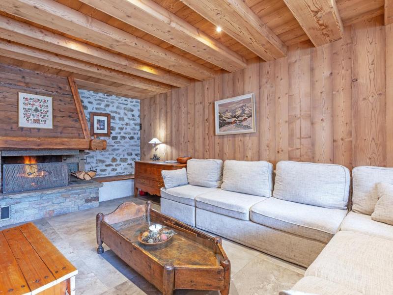 Ski verhuur Chalet de Claude - Peisey-Vallandry - Woonkamer