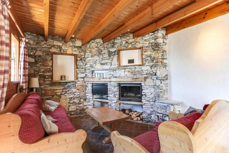 Rent in ski resort 6 room chalet 10 people - Chalet Forsythia - Peisey-Vallandry - Living room