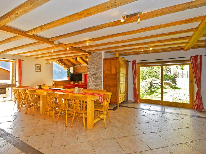 Rent in ski resort Chalet Honoré - Peisey-Vallandry - Dining area