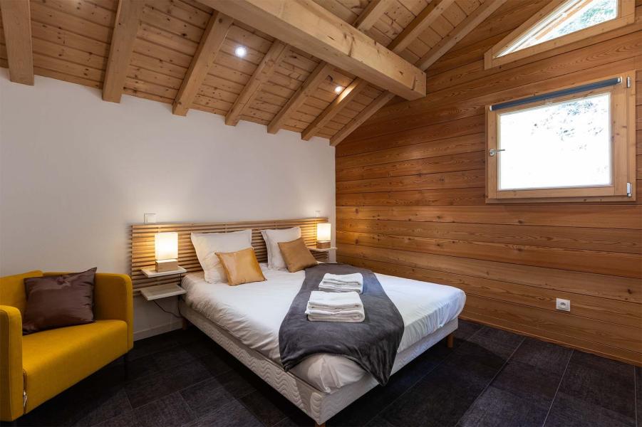 Rent in ski resort 5 room duplex chalet 10 people - Chalet Ponturin - Peisey-Vallandry - Bedroom