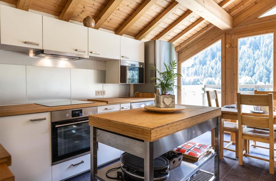 Skiverleih Duplex Wohnung 5 Zimmer 10 Personnen - Chalet Ponturin - Peisey-Vallandry - Küche