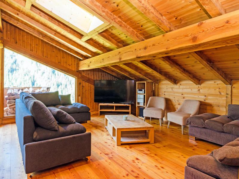 Rent in ski resort Chalet Ulysse - Peisey-Vallandry - Living room
