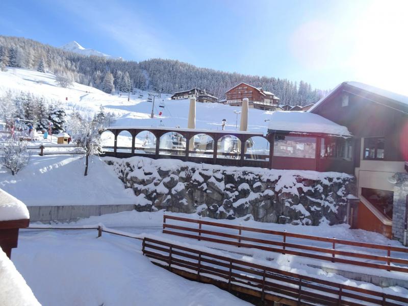 Location au ski Studio mezzanine 5 personnes (304R) - Résidence Arc en Ciel - Peisey-Vallandry - Extérieur hiver