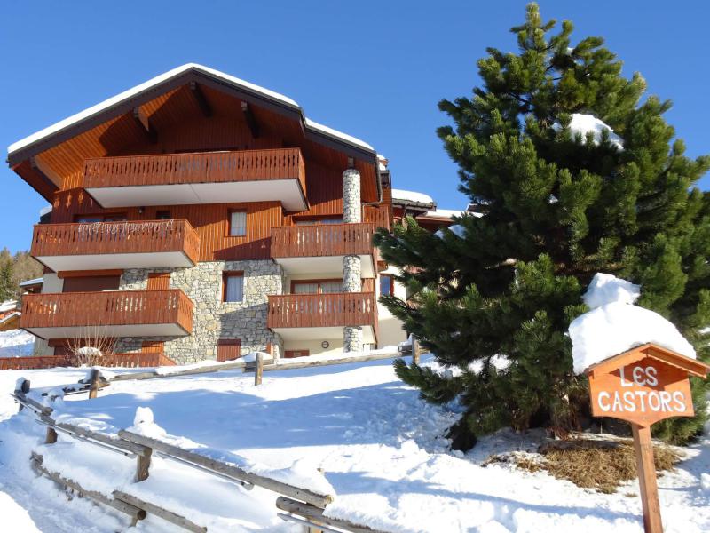 Аренда на лыжном курорте Апартаменты 3 комнат 6 чел. (03) - Résidence Castors - Peisey-Vallandry - зимой под открытым небом