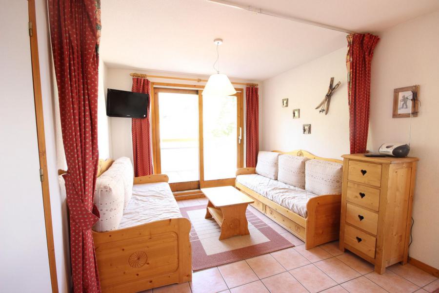 Rent in ski resort 3 room apartment 8 people - Résidence Edelweiss - Peisey-Vallandry - Living room