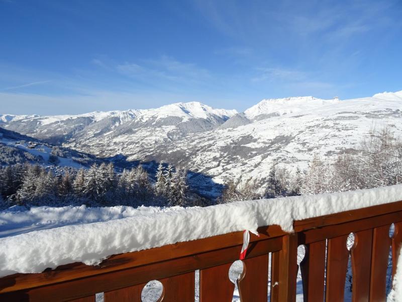 Ski verhuur Appartement 3 kamers 8 personen - Résidence Edelweiss - Peisey-Vallandry - Balkon