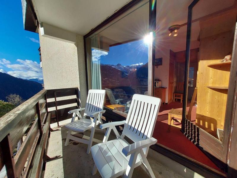 Ski verhuur Studio 2 personen (07) - Résidence Gentianes - Peisey-Vallandry - Balkon