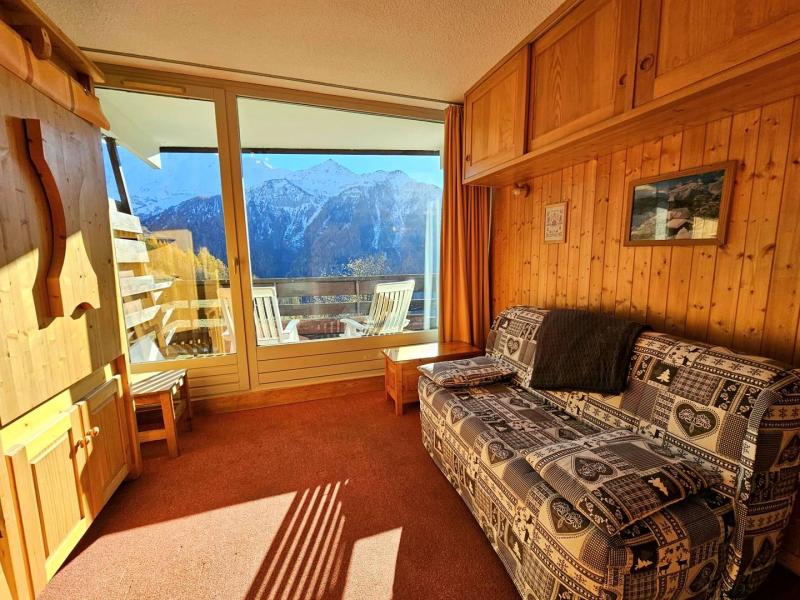 Ski verhuur Studio 2 personen (07) - Résidence Gentianes - Peisey-Vallandry - Woonkamer