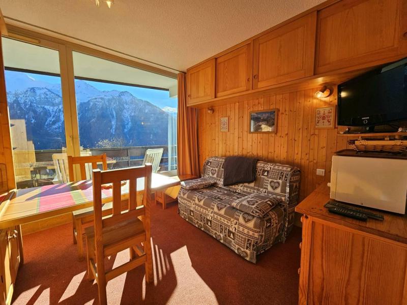 Ski verhuur Studio 2 personen (07) - Résidence Gentianes - Peisey-Vallandry - Woonkamer