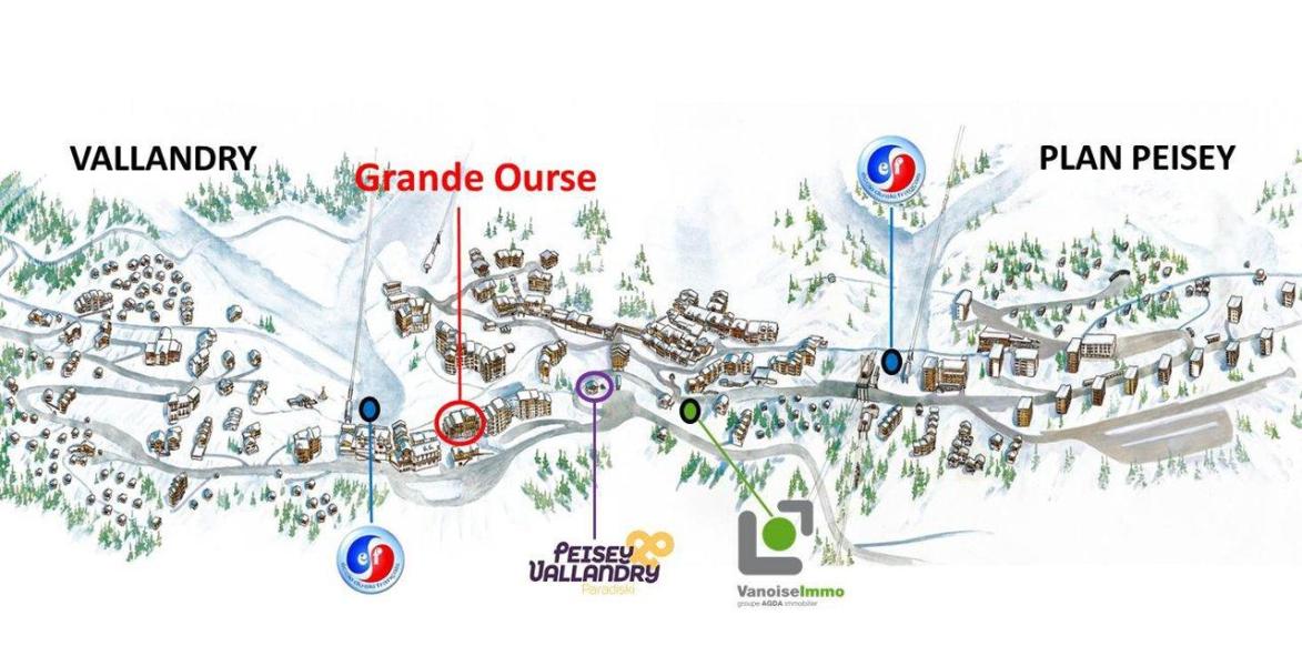 Аренда на лыжном курорте Апартаменты 2 комнат 5 чел. (3564) - Résidence la Grande Ourse - Peisey-Vallandry