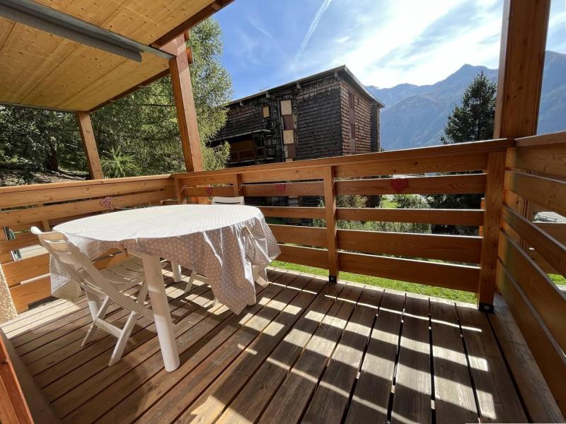 Skiverleih Studio Schlafnische 4 Personen (1237) - Résidence la Pierra Menta - Peisey-Vallandry - Balkon