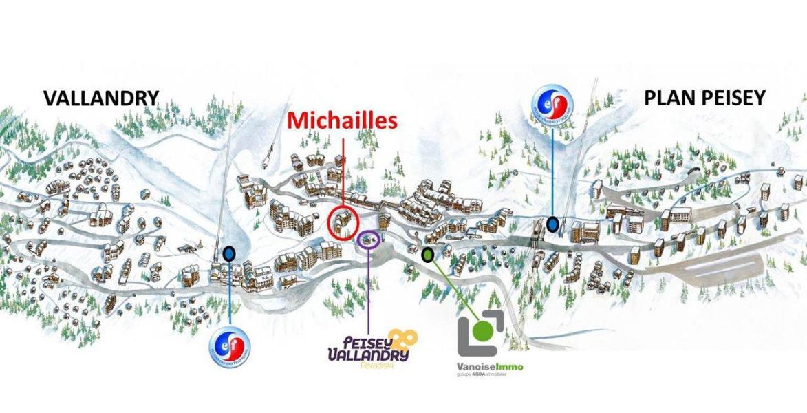 Location au ski Résidence les Michailles - Peisey-Vallandry