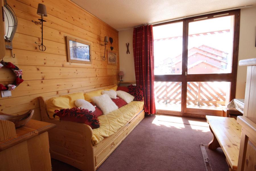 Rent in ski resort Studio sleeping corner 4 people (38) - Résidence les Soldanelles - Peisey-Vallandry - Living room