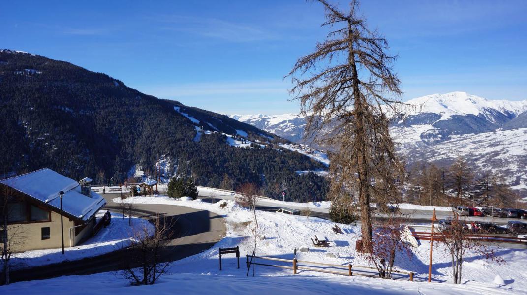 Location au ski Studio cabine 4 personnes (205) - Résidence Michailles - Peisey-Vallandry - Extérieur hiver